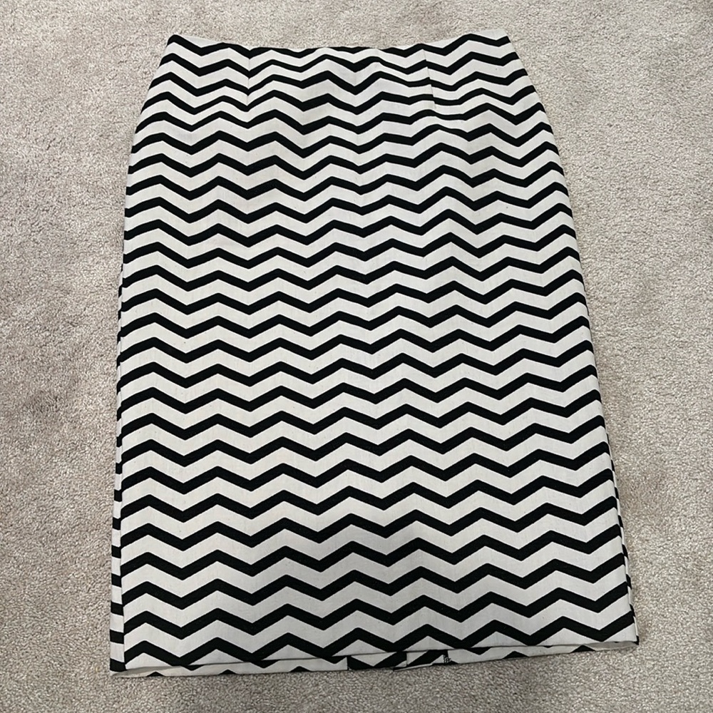 Chevron Pencil Skirt